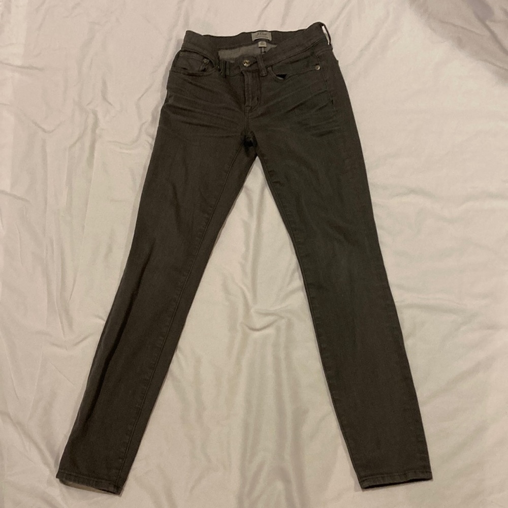Grey JCrew skinny jeans